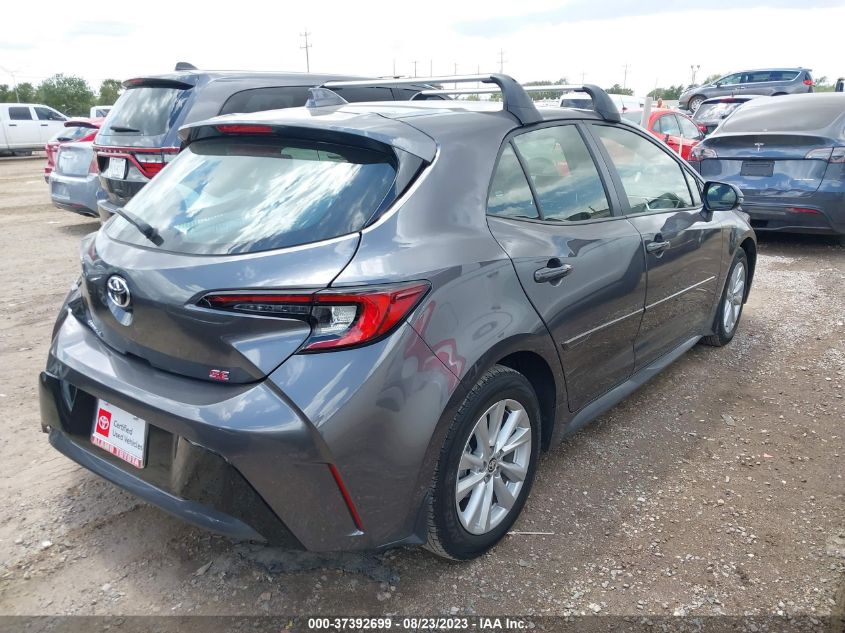 2023 TOYOTA COROLLA HATCHBACK SE JTND4MBE2P3193682
