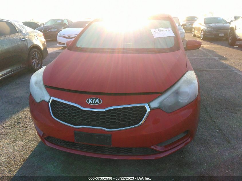 2016 KIA FORTE LX - KNAFK4A66G5586356