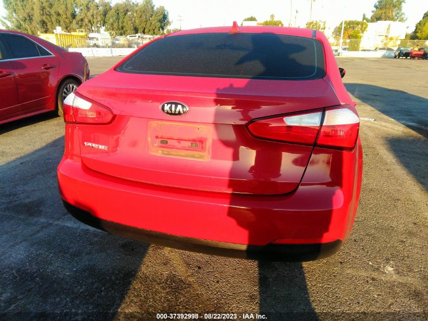 2016 KIA FORTE LX - KNAFK4A66G5586356