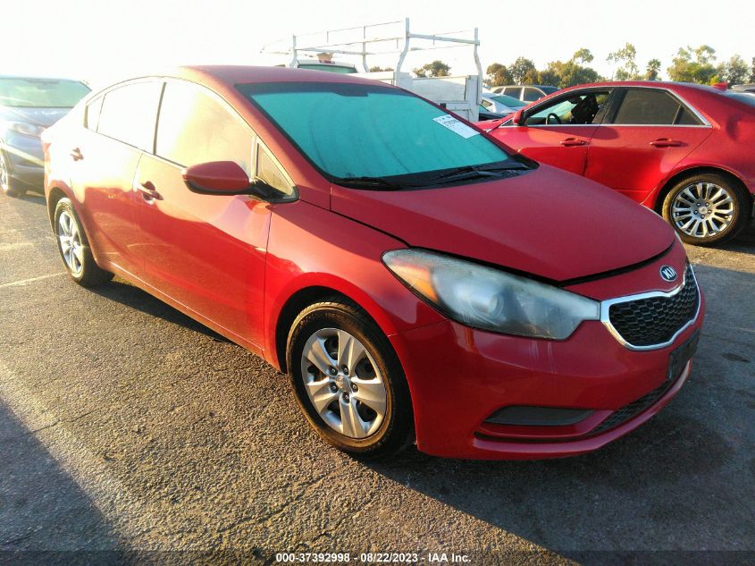 2016 KIA FORTE LX - KNAFK4A66G5586356
