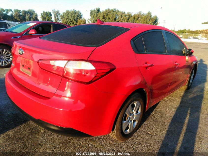2016 KIA FORTE LX - KNAFK4A66G5586356