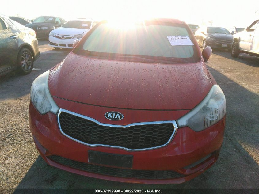 2016 KIA FORTE LX - KNAFK4A66G5586356