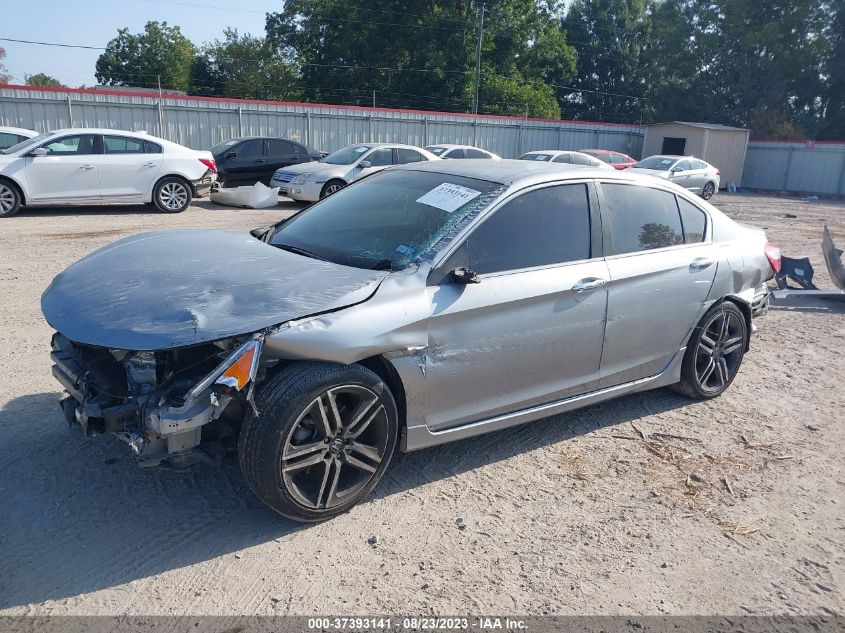 2017 HONDA ACCORD SPORT SE - 1HGCR2F1XHA287188