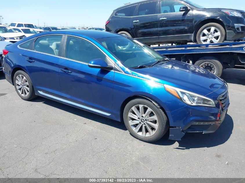 2015 HYUNDAI SONATA 2.4L SPORT - 5NPE34AF4FH081491