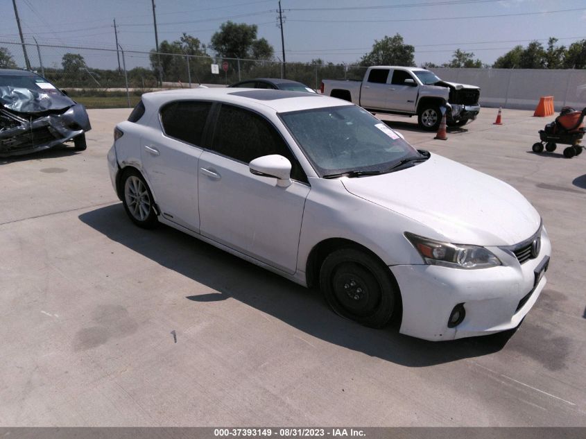 2013 LEXUS CT 200H HYBRID - JTHKD5BH0D2167366