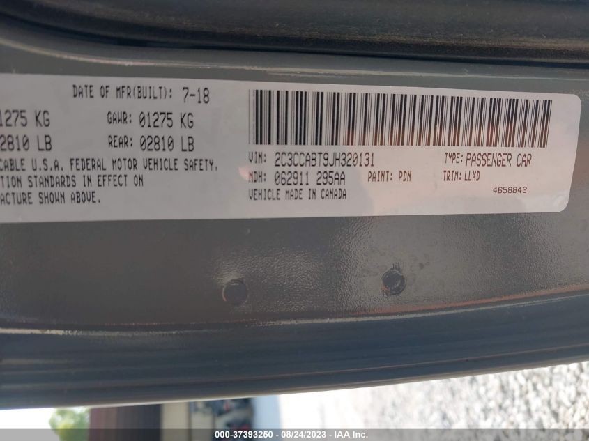 2018 CHRYSLER 300 300S - 2C3CCABT9JH320131