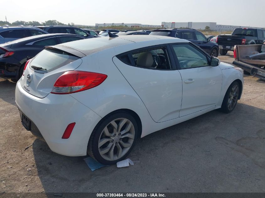 2013 HYUNDAI VELOSTER W/GRAY INT - KMHTC6ADXDU167131