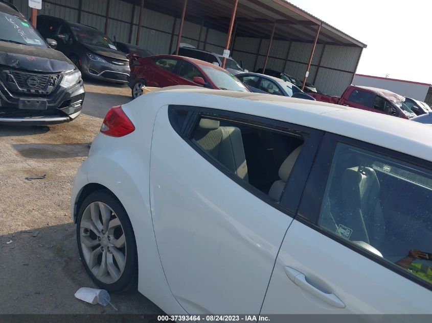 2013 HYUNDAI VELOSTER W/GRAY INT - KMHTC6ADXDU167131
