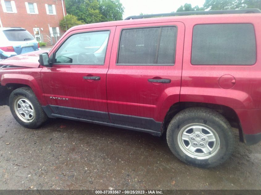 2014 JEEP PATRIOT SPORT - 1C4NJPBA2ED513560