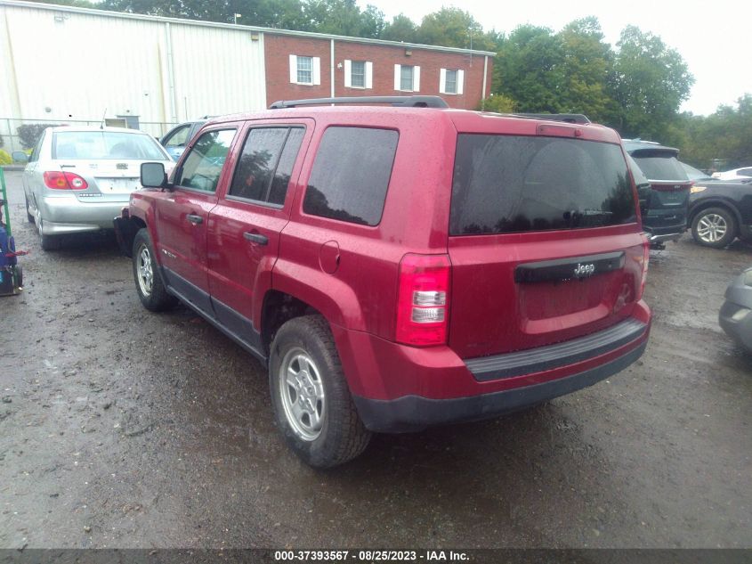 2014 JEEP PATRIOT SPORT - 1C4NJPBA2ED513560