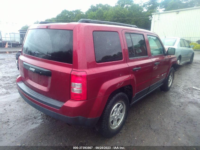 2014 JEEP PATRIOT SPORT - 1C4NJPBA2ED513560