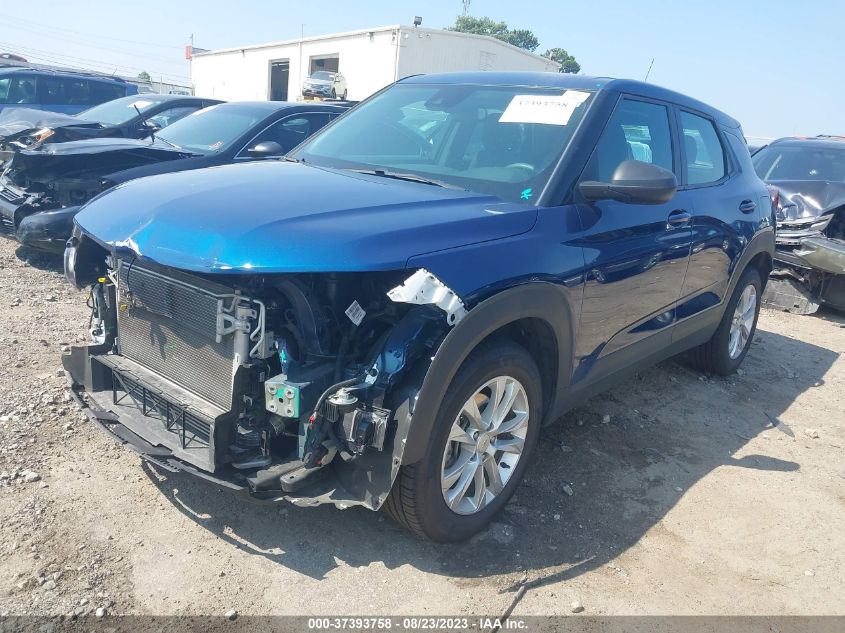 VIN KL79MMS25MB045203 2021 CHEVROLET TRAILBLAZER LS