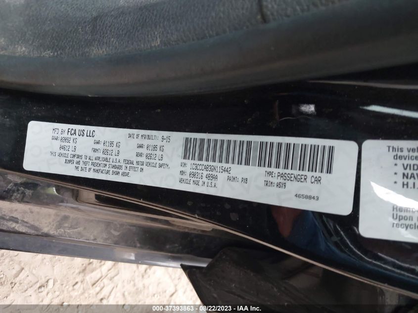 2016 CHRYSLER 200 LIMITED - 1C3CCCAB3GN115442