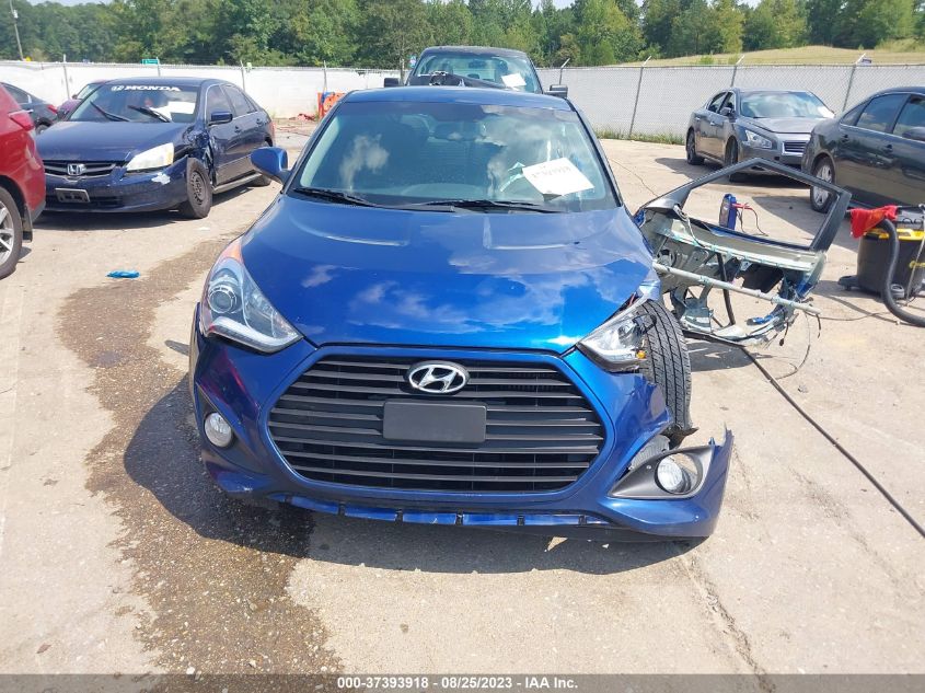 2015 HYUNDAI VELOSTER TURBO - KMHTC6AE5FU244354