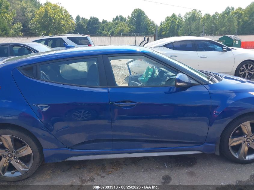 2015 HYUNDAI VELOSTER TURBO - KMHTC6AE5FU244354