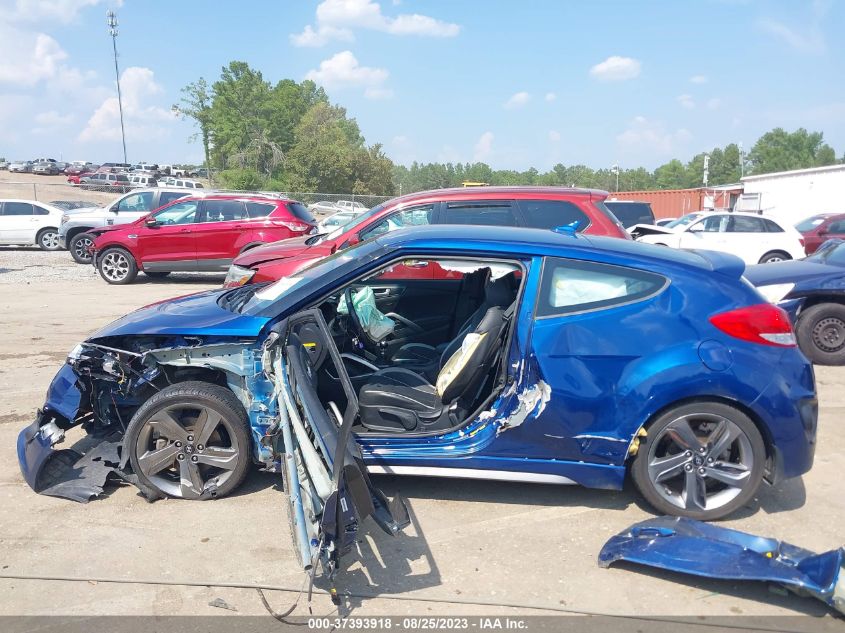 2015 HYUNDAI VELOSTER TURBO - KMHTC6AE5FU244354