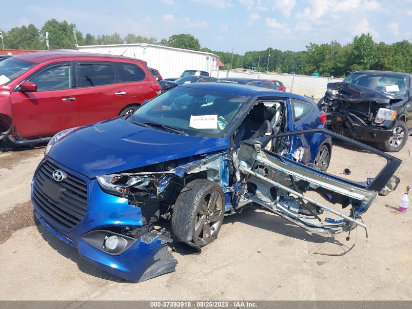 2015 HYUNDAI VELOSTER TURBO - KMHTC6AE5FU244354