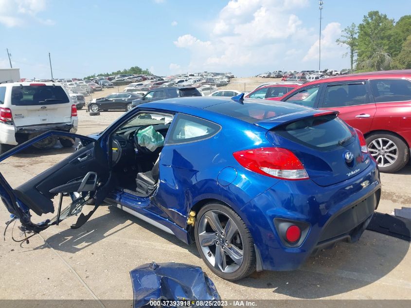 2015 HYUNDAI VELOSTER TURBO - KMHTC6AE5FU244354