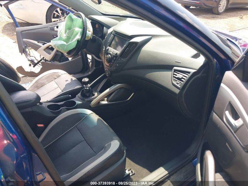 2015 HYUNDAI VELOSTER TURBO - KMHTC6AE5FU244354
