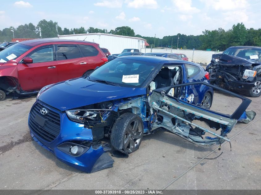 2015 HYUNDAI VELOSTER TURBO - KMHTC6AE5FU244354