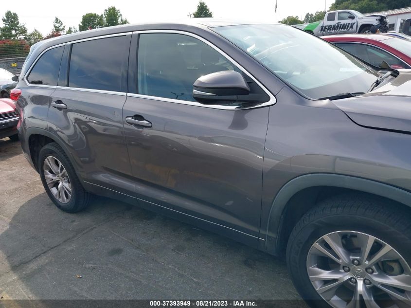 2018 TOYOTA HIGHLANDER LE - 5TDZARFH0JS035755