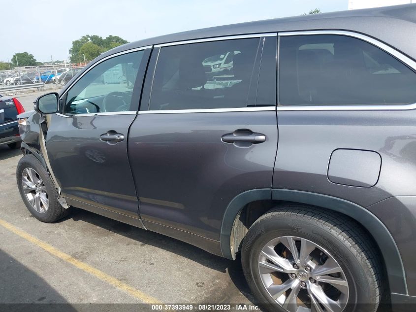 2018 TOYOTA HIGHLANDER LE - 5TDZARFH0JS035755