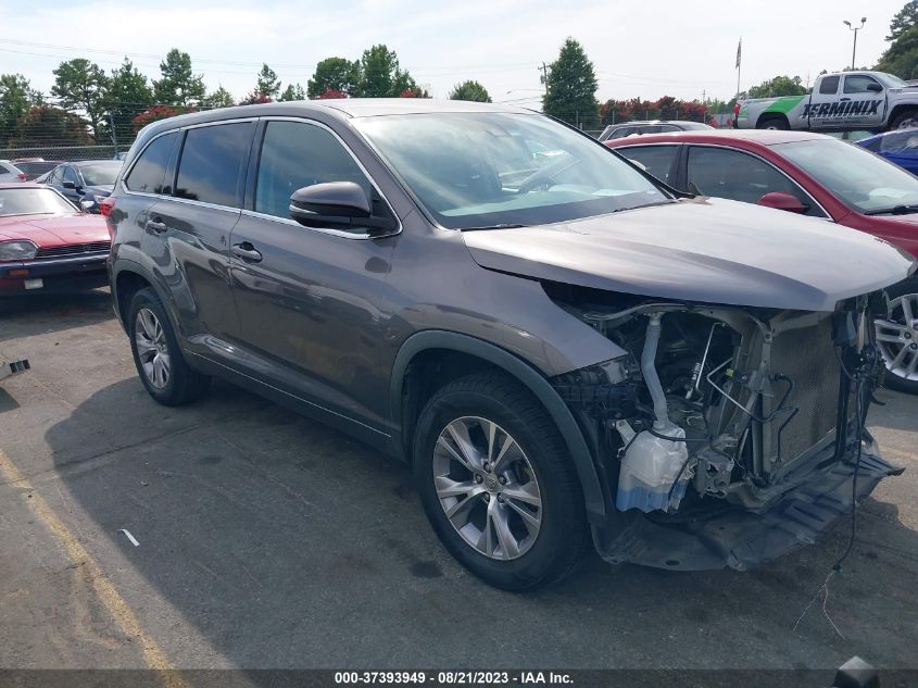 2018 TOYOTA HIGHLANDER LE - 5TDZARFH0JS035755