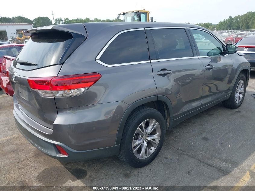 2018 TOYOTA HIGHLANDER LE - 5TDZARFH0JS035755