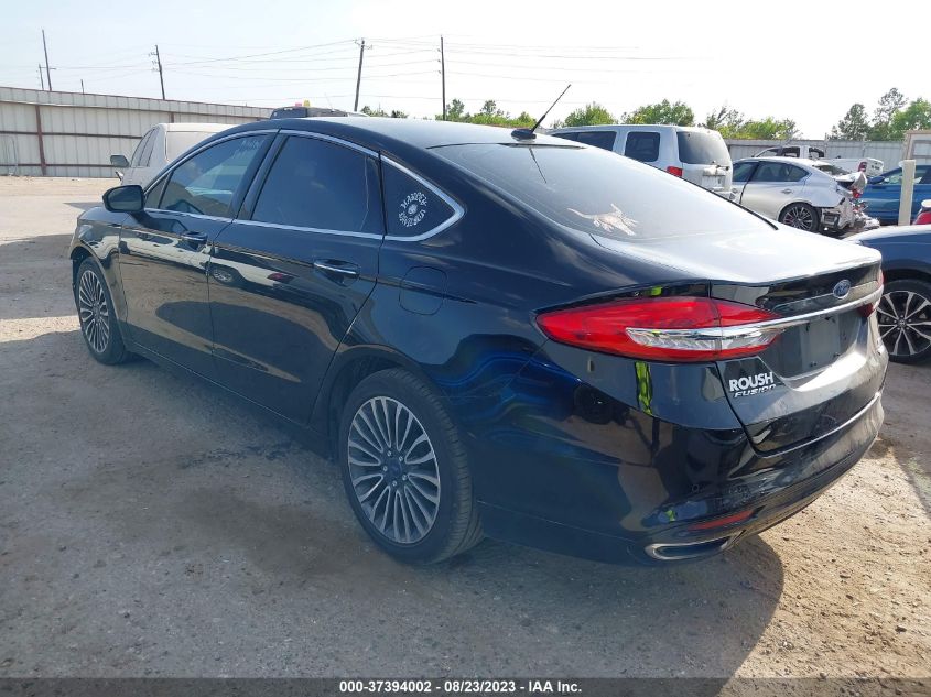 2017 FORD FUSION SE - 3FA6P0T95HR371625