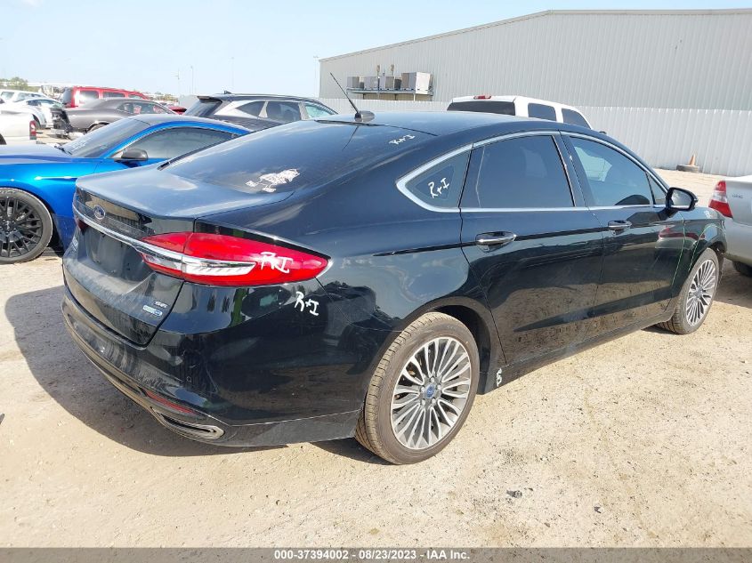 2017 FORD FUSION SE - 3FA6P0T95HR371625