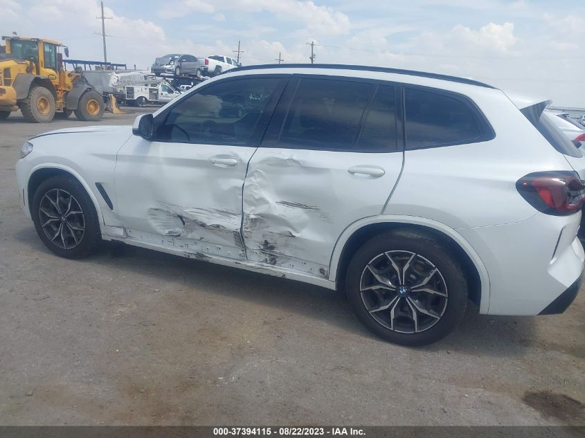 2022 BMW X3 XDRIVE30I - WBX57DP07NN174966