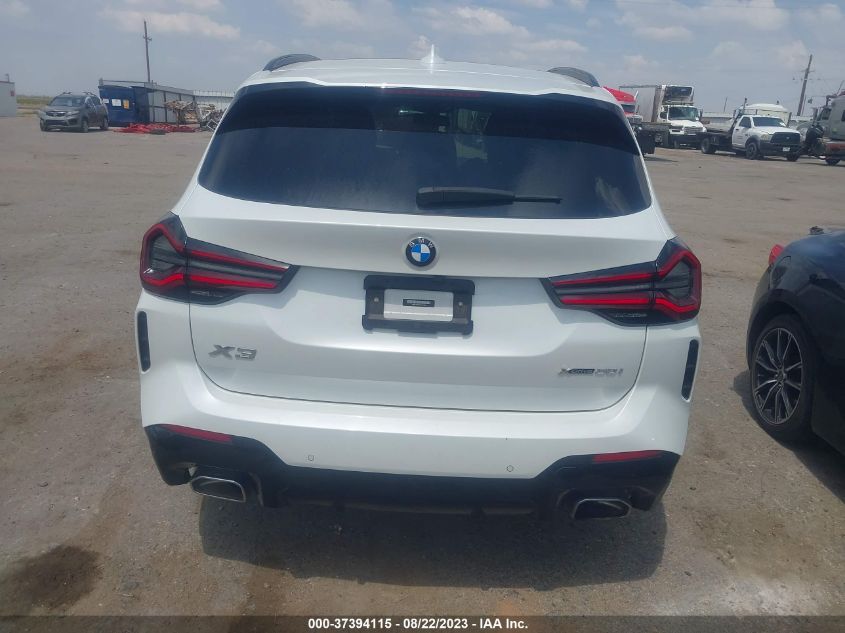 2022 BMW X3 XDRIVE30I - WBX57DP07NN174966
