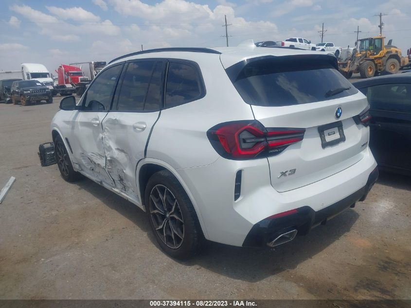 2022 BMW X3 XDRIVE30I - WBX57DP07NN174966