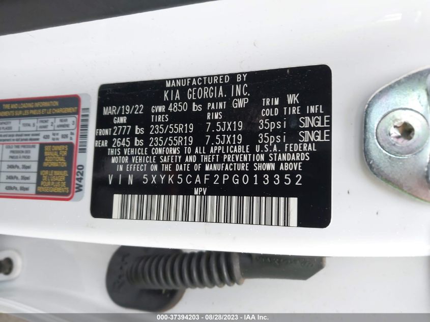 2023 KIA SPORTAGE SX-PRESTIGE - 5XYK5CAF2PG013352