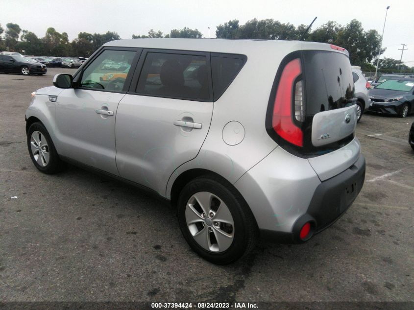 2015 KIA SOUL BASE - KNDJN2A24F7803282