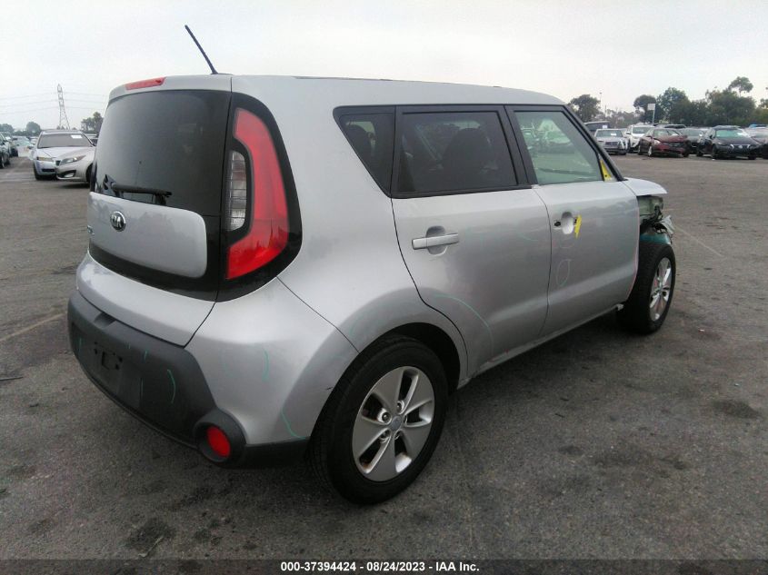 2015 KIA SOUL BASE - KNDJN2A24F7803282