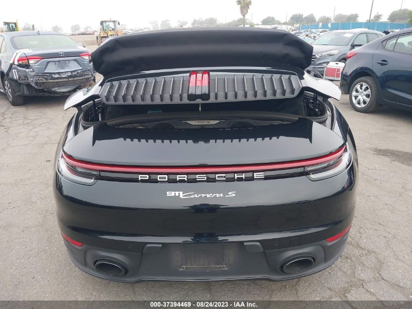 2020 PORSCHE 911 CARRERA - WP0CB2A90LS262433