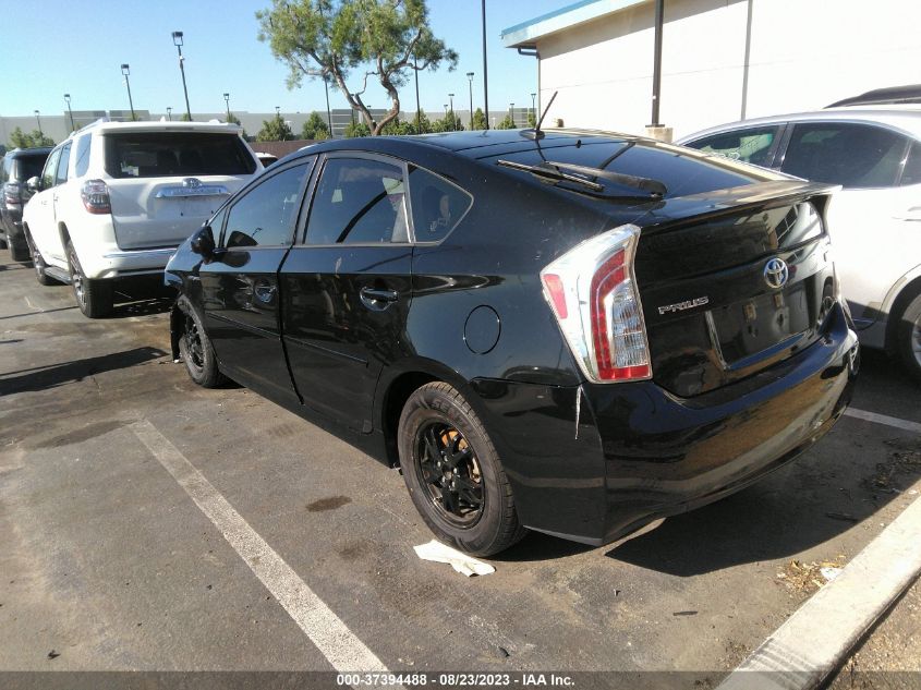 2013 TOYOTA PRIUS ONE/TWO/THREE/FOUR/FIVE - JTDKN3DU2D5689654
