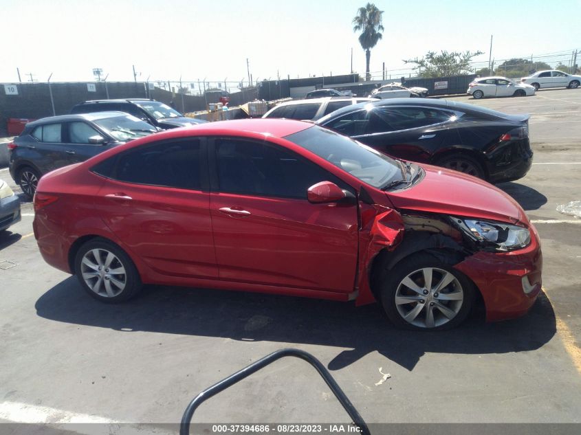 2013 HYUNDAI ACCENT GLS - KMHCU4AE7DU442027