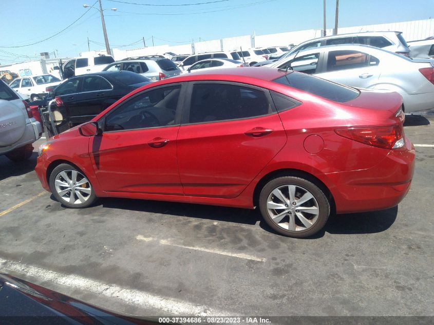 2013 HYUNDAI ACCENT GLS - KMHCU4AE7DU442027