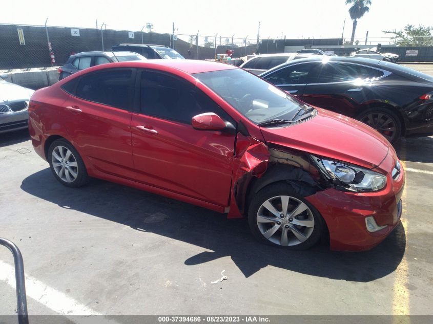2013 HYUNDAI ACCENT GLS - KMHCU4AE7DU442027