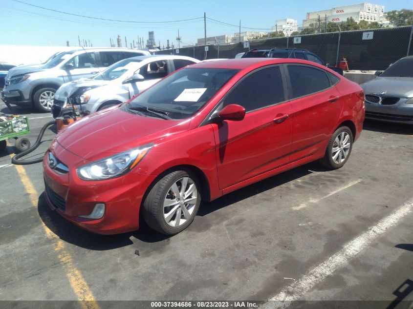 2013 HYUNDAI ACCENT GLS - KMHCU4AE7DU442027
