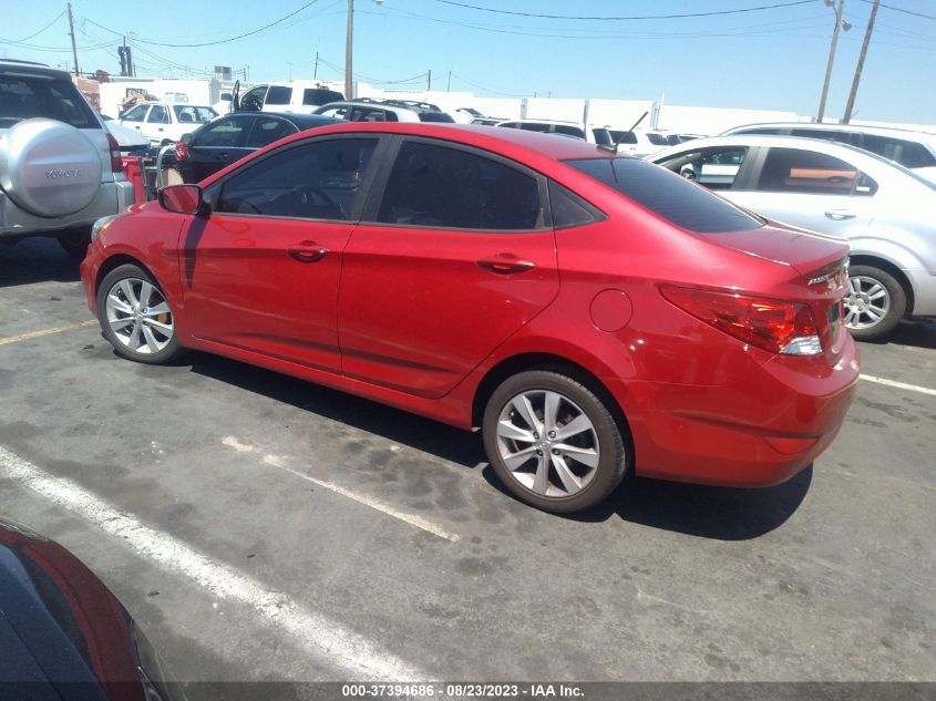 2013 HYUNDAI ACCENT GLS - KMHCU4AE7DU442027