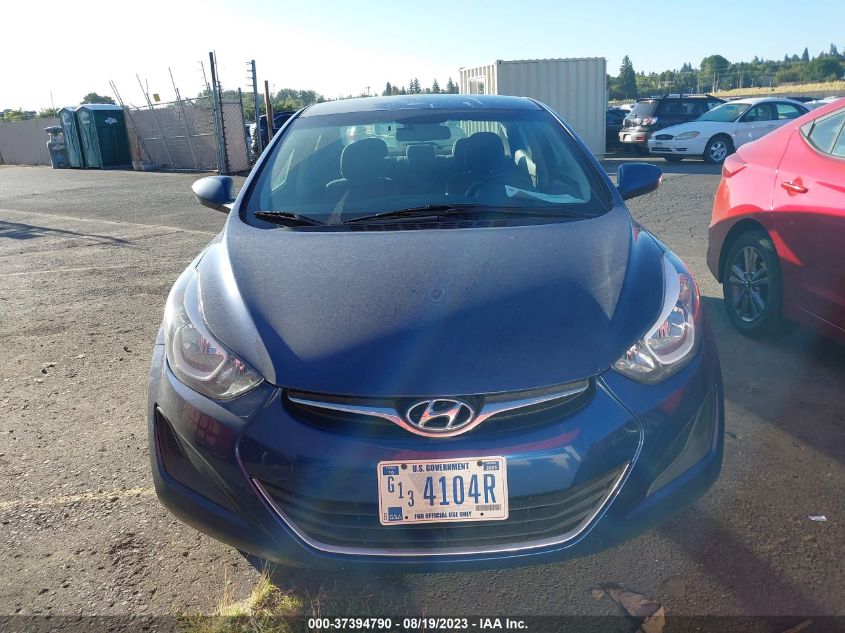2016 HYUNDAI ELANTRA SE - 5NPDH4AE6GH710514