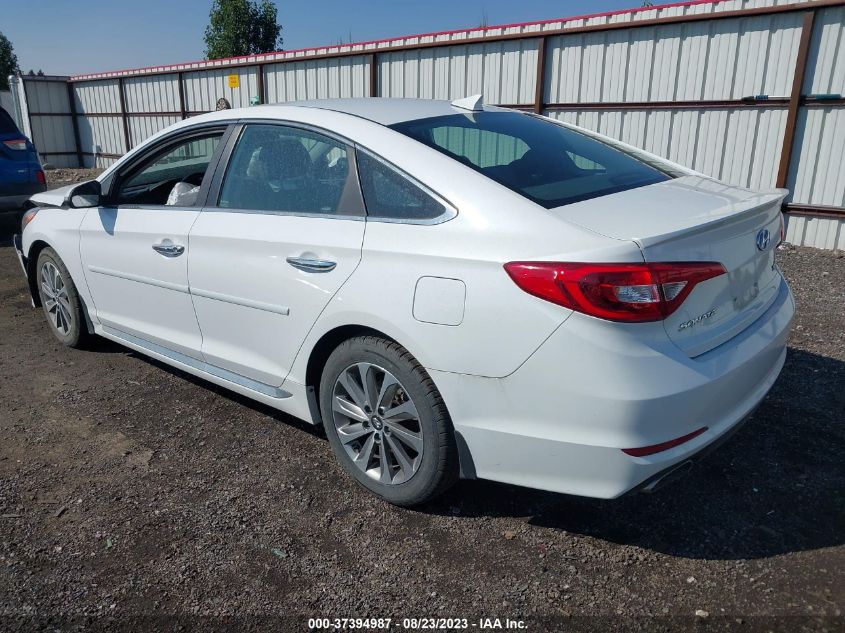 2016 HYUNDAI SONATA 2.4L SPORT - 5NPE34AF4GH335816