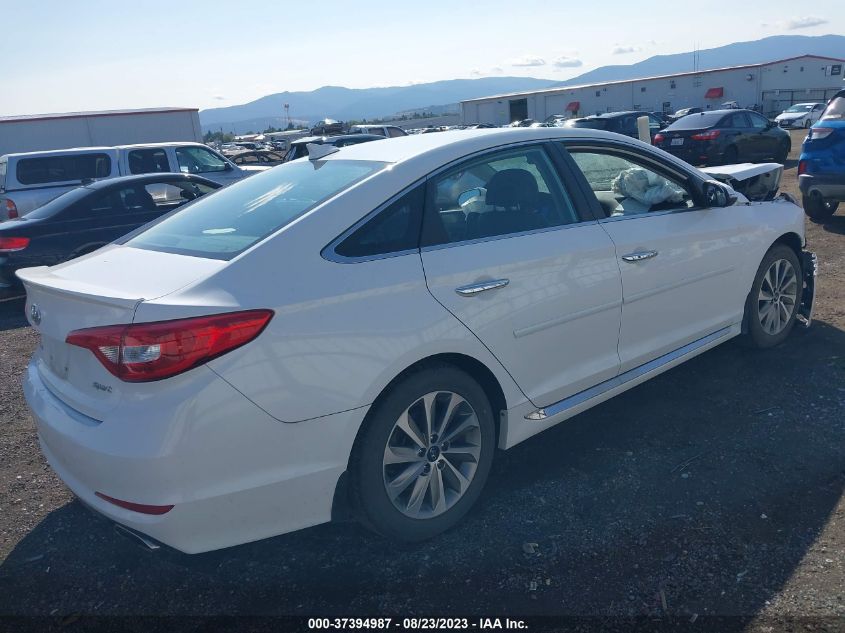 2016 HYUNDAI SONATA 2.4L SPORT - 5NPE34AF4GH335816