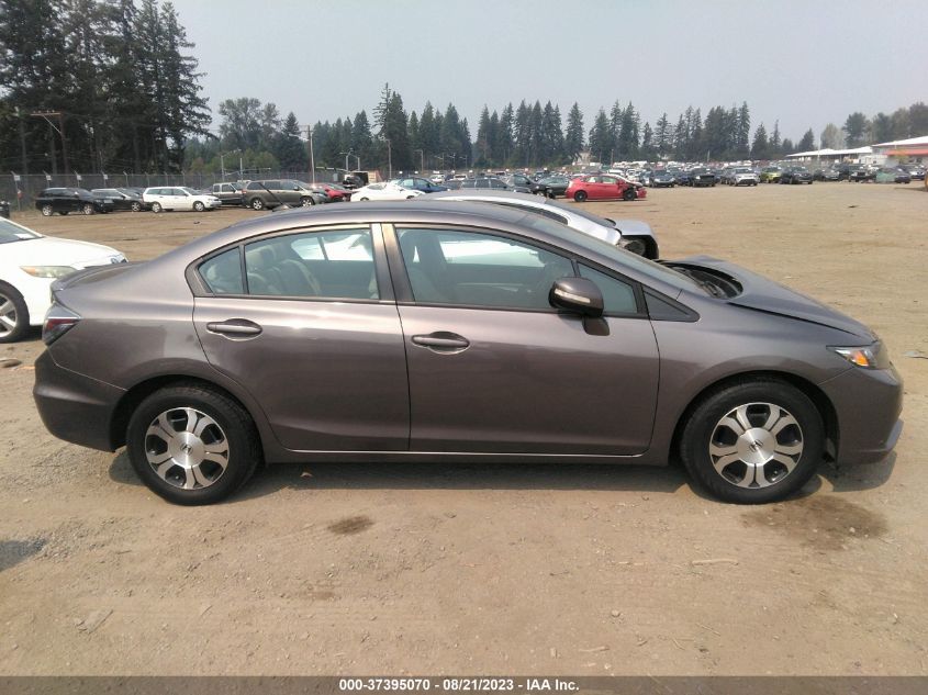 2013 HONDA CIVIC HYBRID - 19XFB4F27DE000126