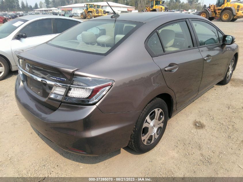 2013 HONDA CIVIC HYBRID - 19XFB4F27DE000126