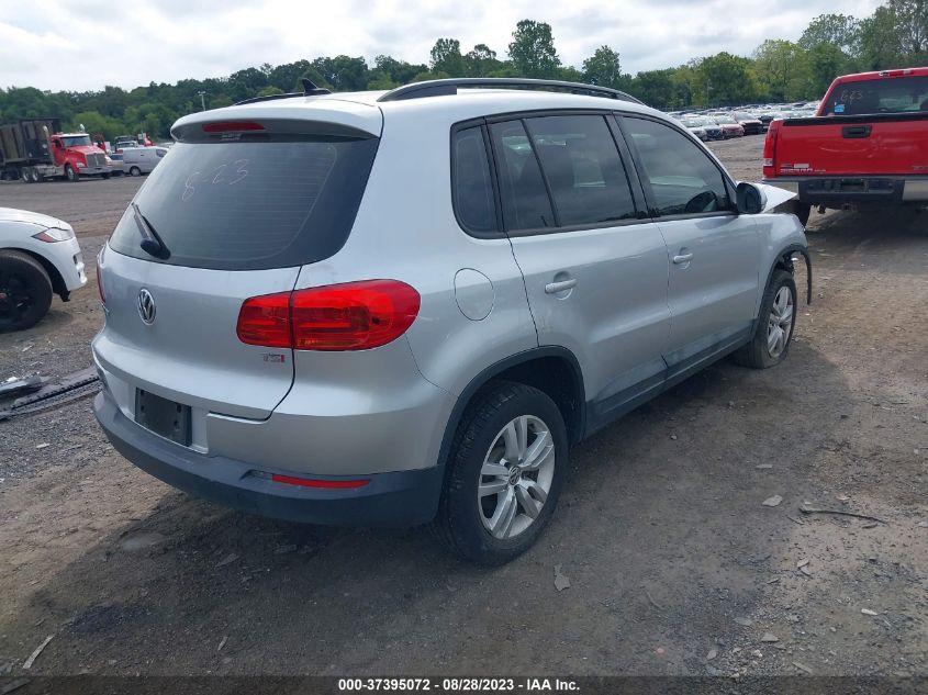 2017 VOLKSWAGEN TIGUAN - WVGAV7AX6HK040699