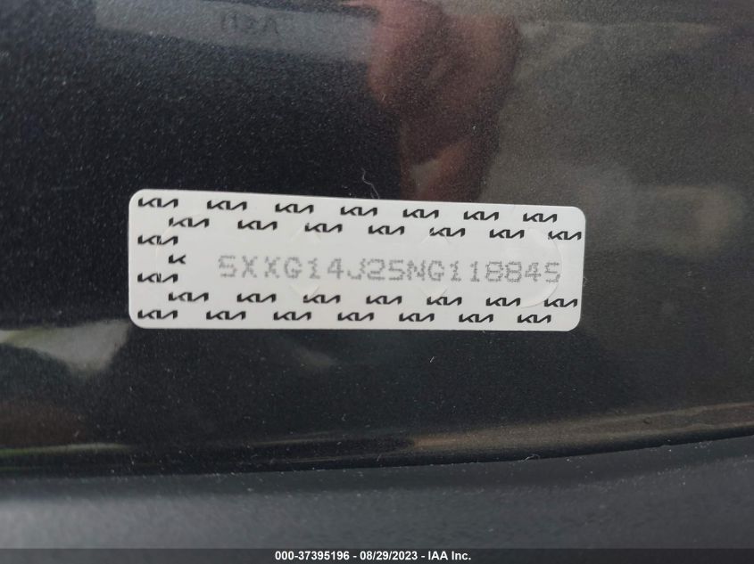 2022 KIA K5 LXS - 5XXG14J25NG118845